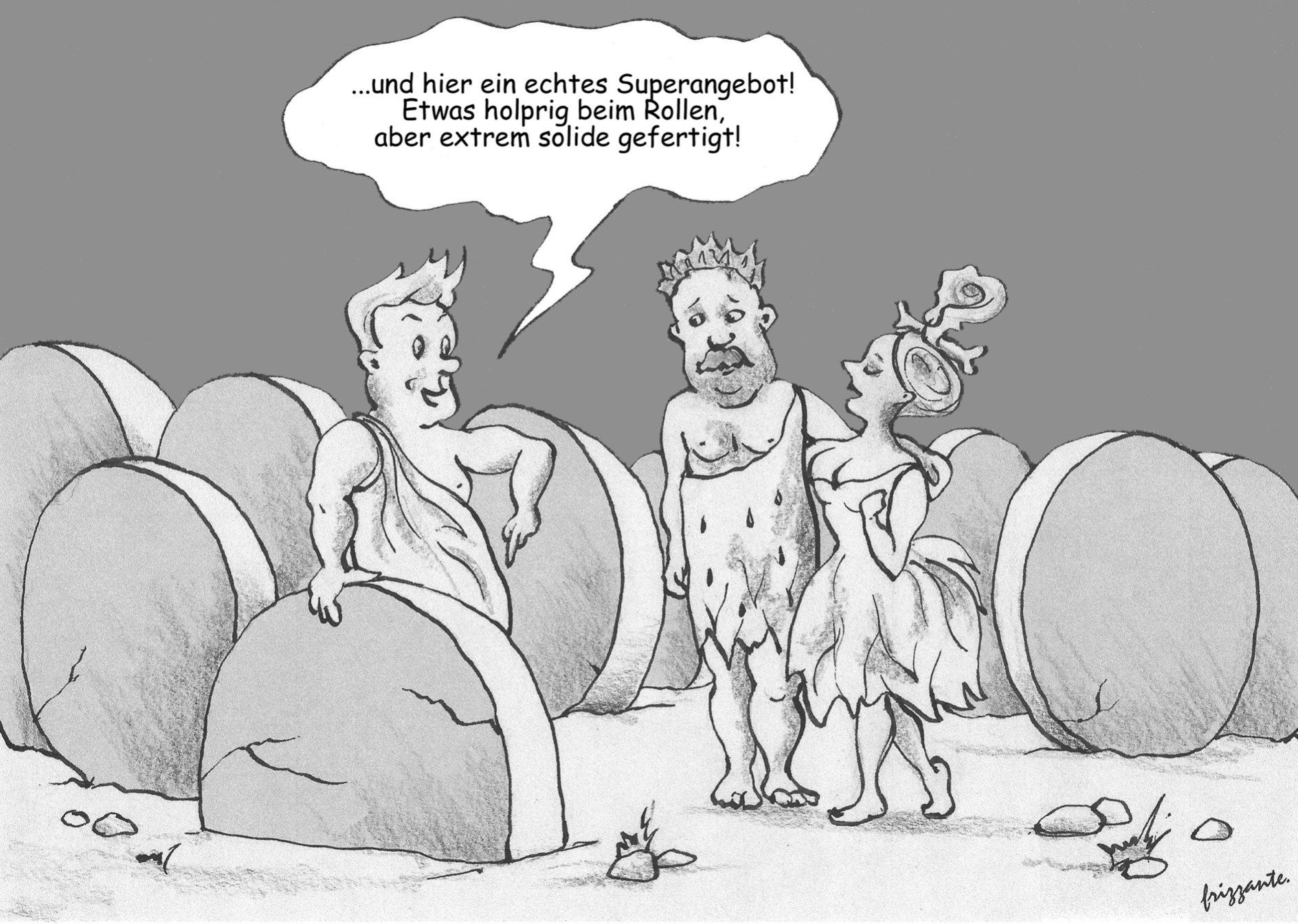 Bild eines kunstvollen Holzschnittes